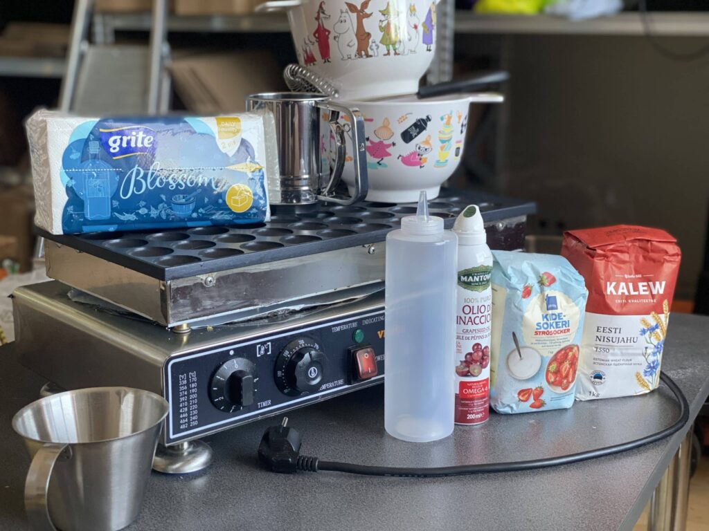 MÜÜK KOHE OLEMAS! Minipannkoogi masin (poffertjes) 50 koogile - Hiigelmullid.ee