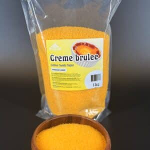 Kollane creme brule suhkruvati suhkur
