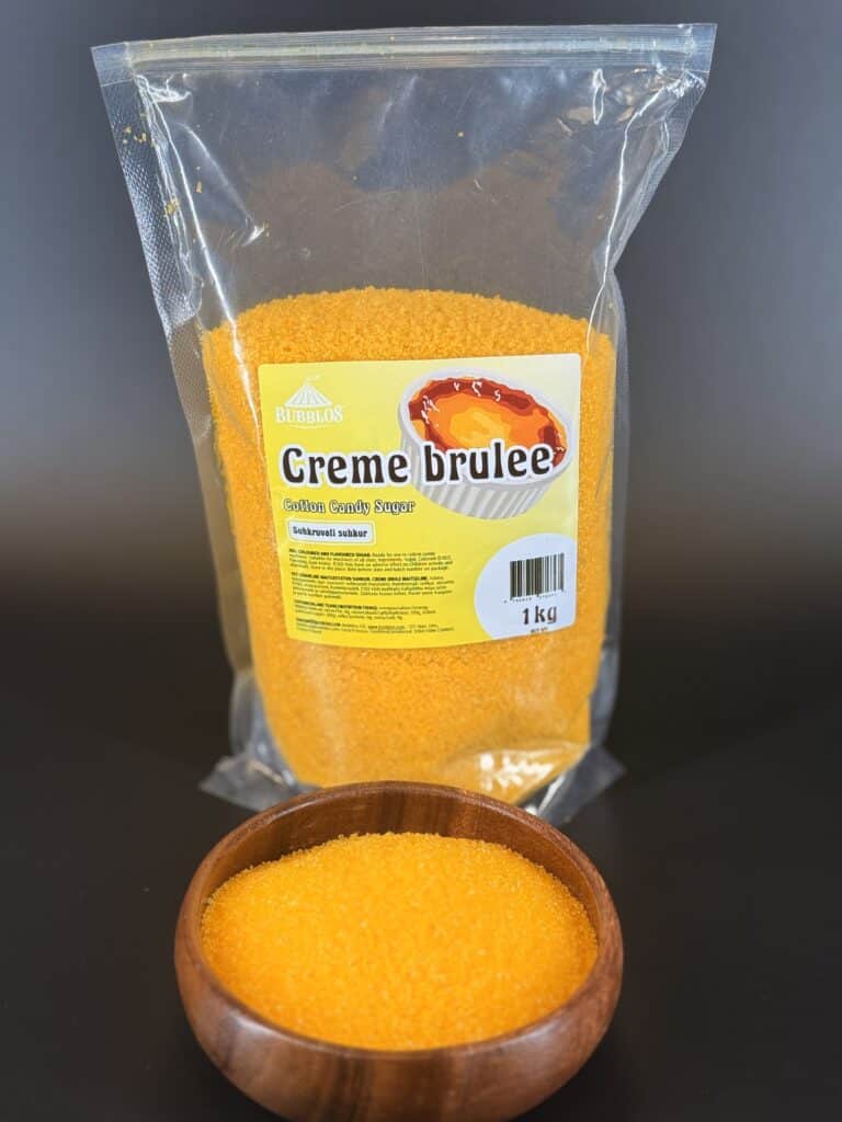 Kollane creme brule suhkruvati suhkur