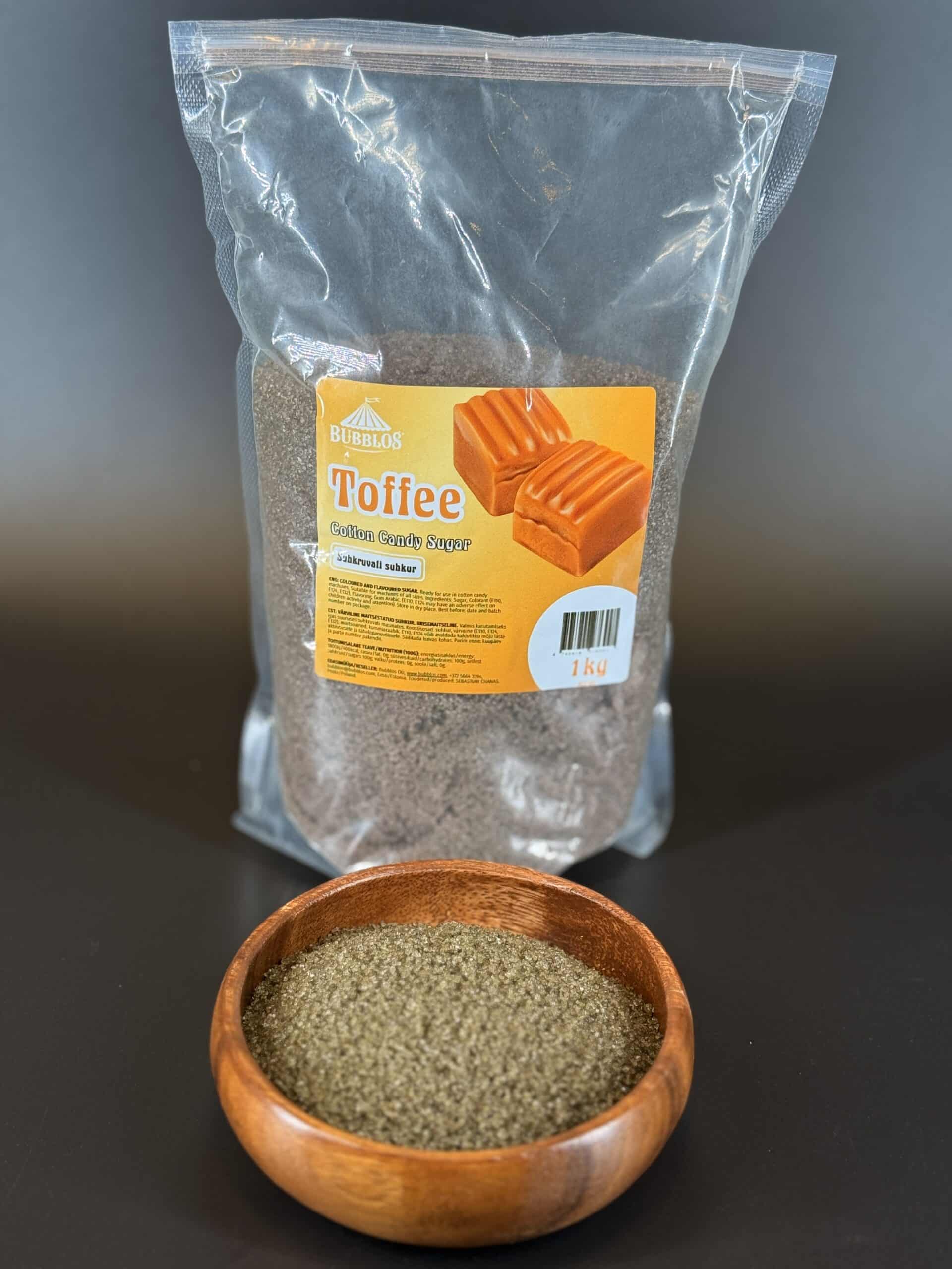 Toffee Karamelli pruun suhkruvati suhkur