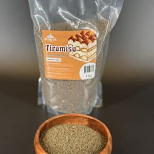 Pruun tiramisu suhkruvati suhkur