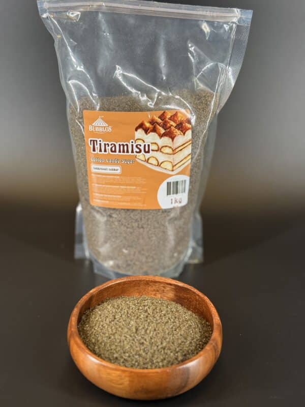Pruun tiramisu suhkruvati suhkur