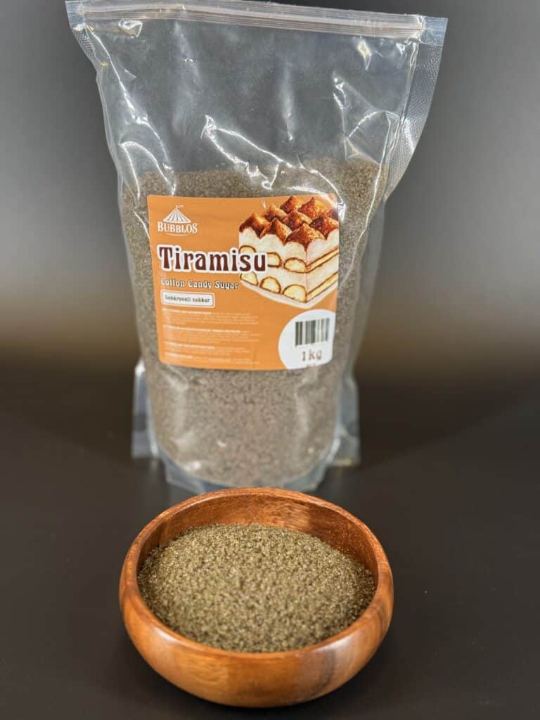 Pruun tiramisu suhkruvati suhkur