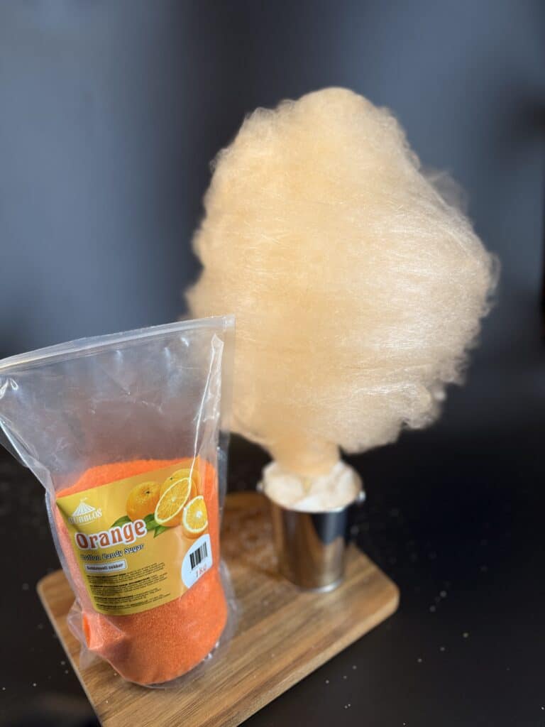 UUS! Oranž apelsinimaitseline suhkur, 1kg