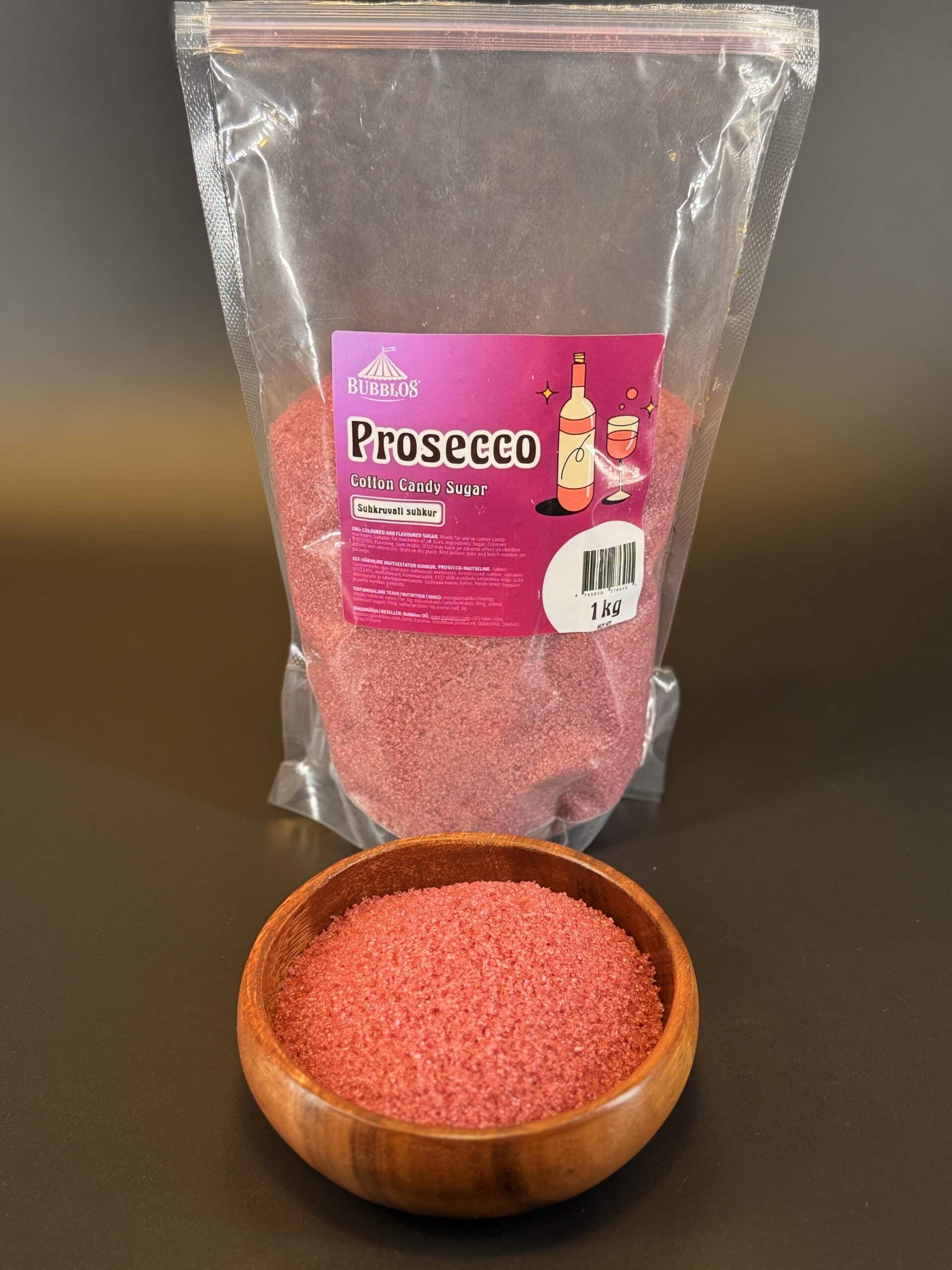UUS! Tumeroosa prosecco maitseline suhkur, 1kg