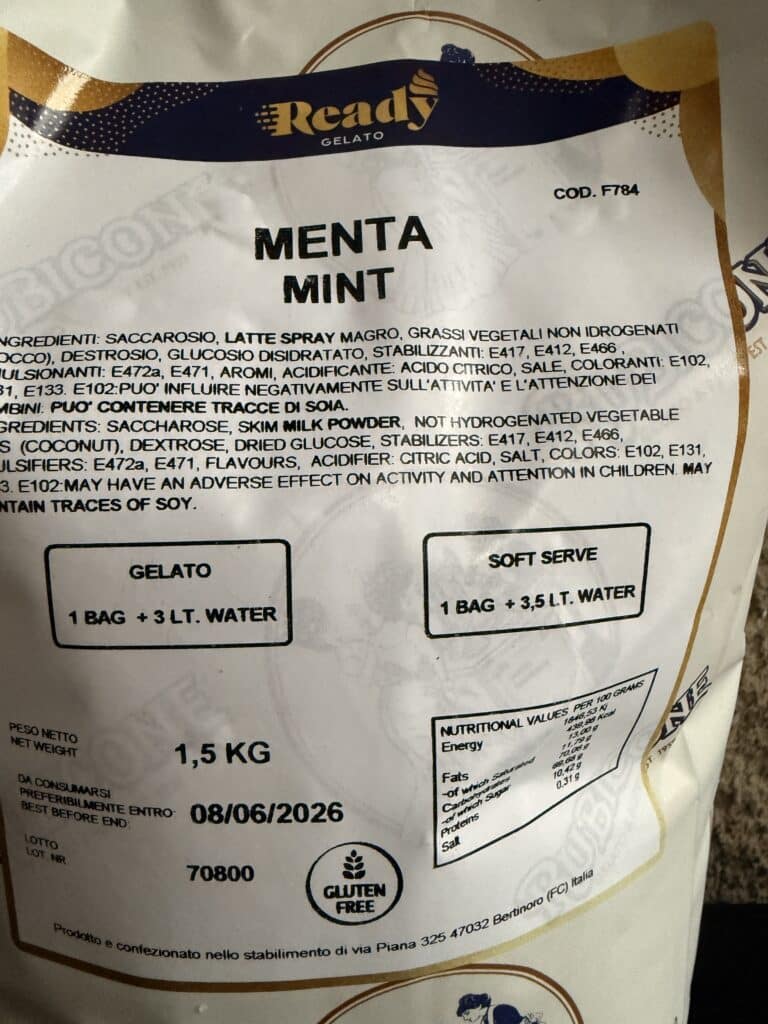 UUS! Pehme jäätise (masinajäätise) pulber ROHELINE PIPARMÜNT. Kohapealt 24/7!