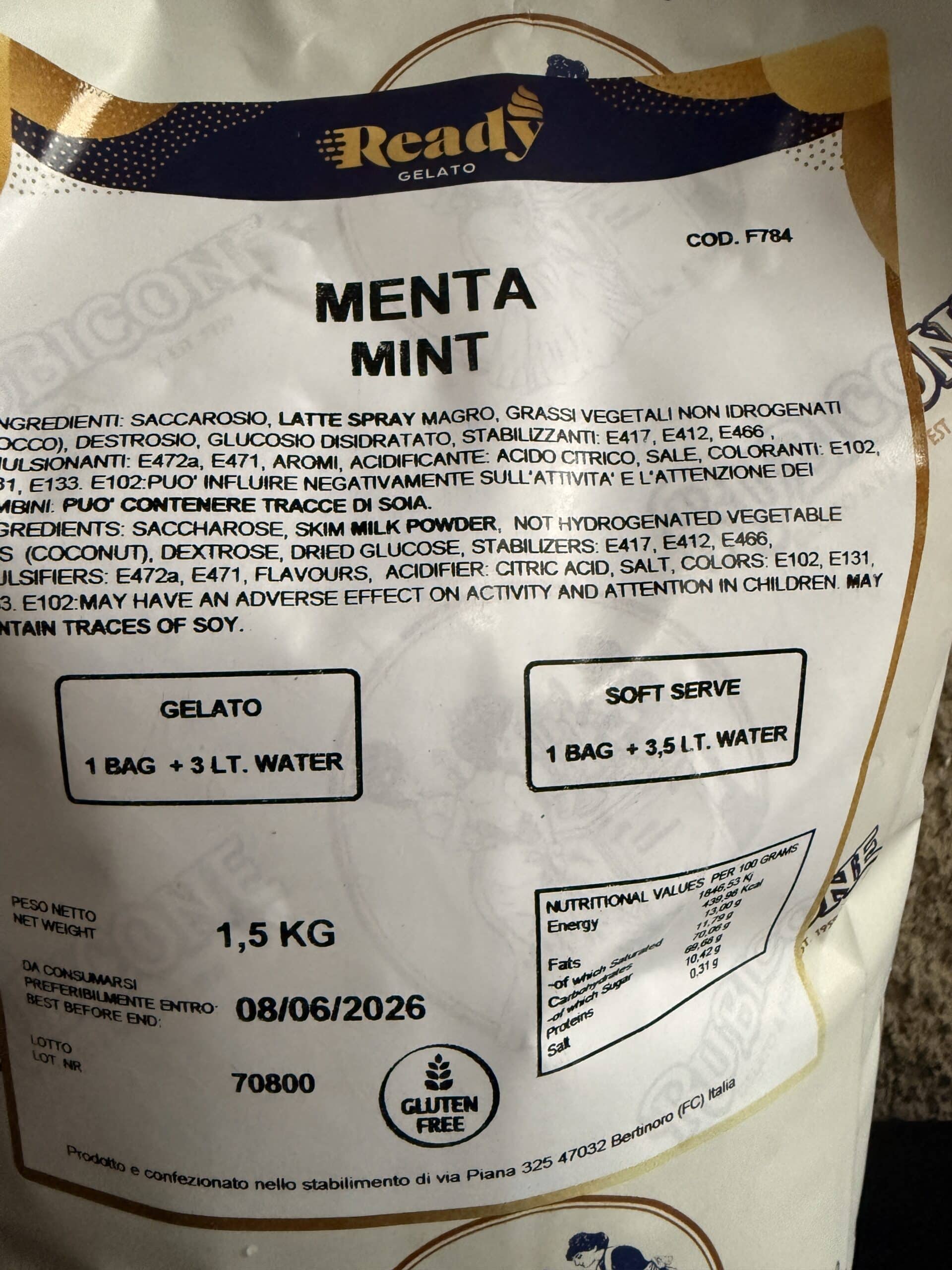 UUS! Pehme jäätise (masinajäätise) pulber ROHELINE PIPARMÜNT. Kohapealt 24/7! - Image 2
